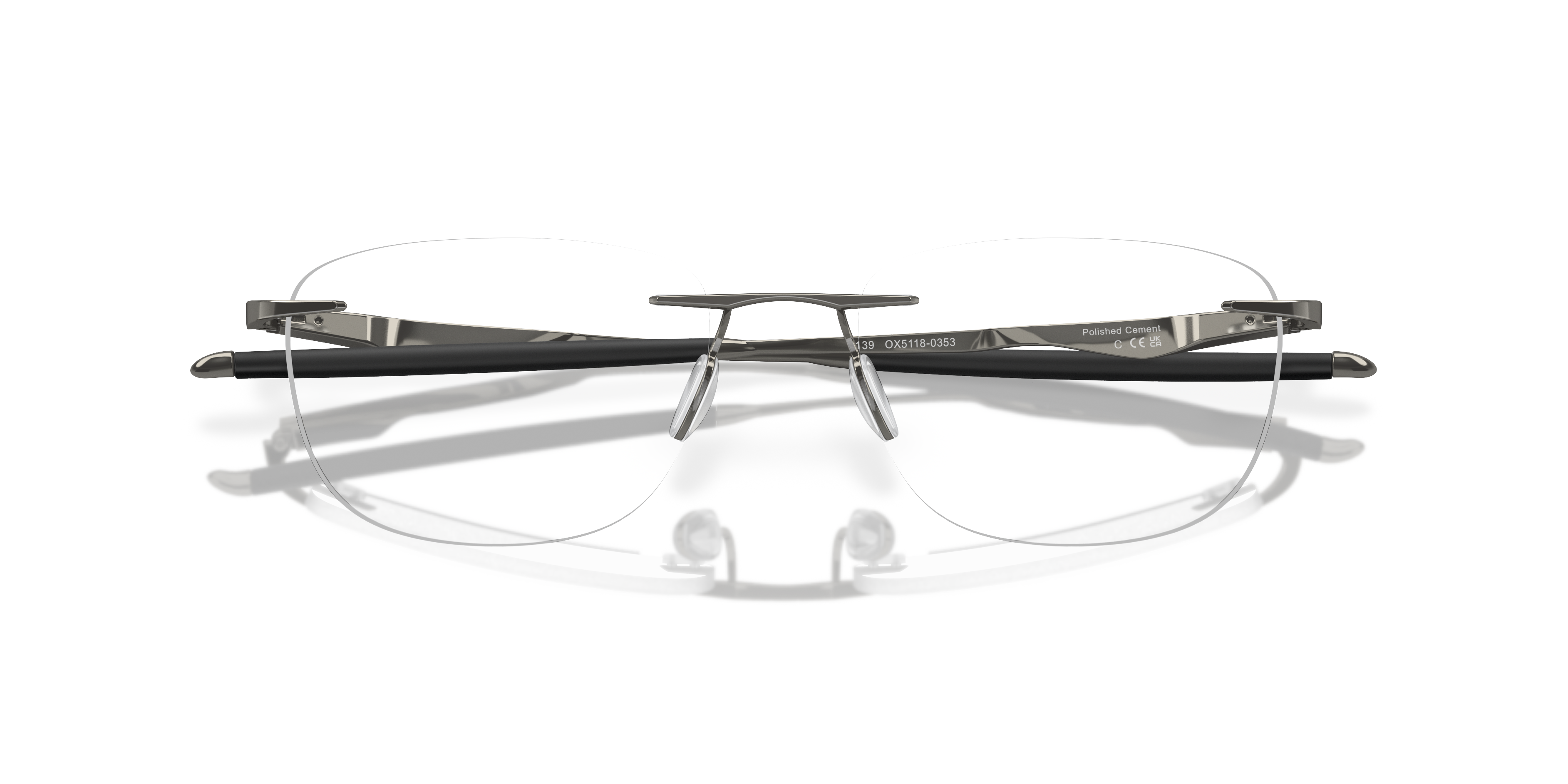 Oakley OX5118 Wingfold EVR Rectangle Eyeglasses - Cement