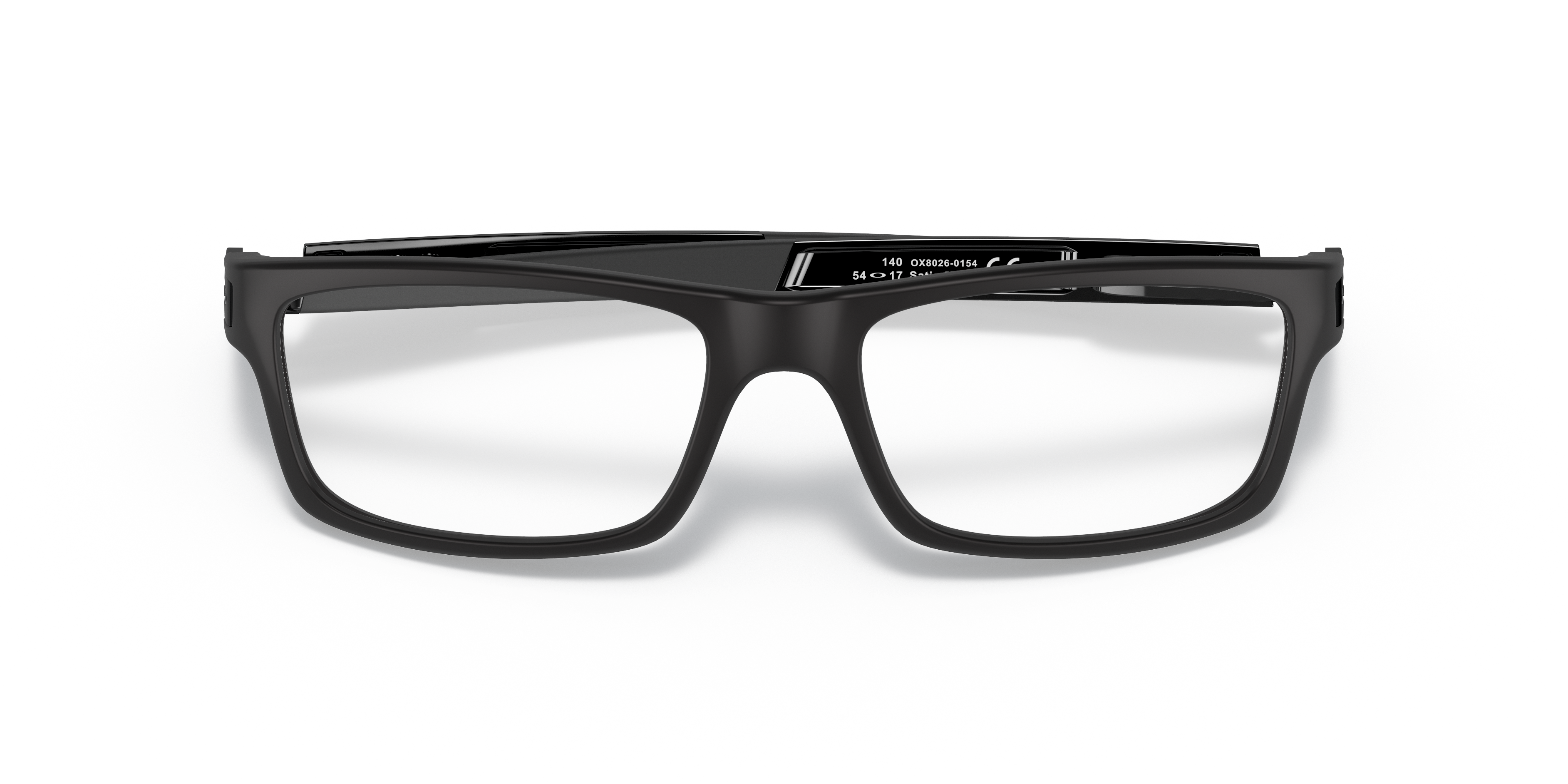 Oakley OX8026 Currency Rectangle Eyeglasses - Satin Black