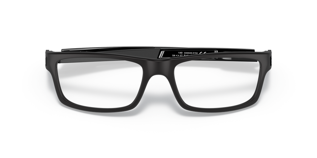 Oakley OX8026 Currency Rectangle Eyeglasses - Polished Clear