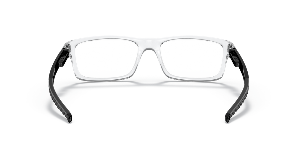 Oakley OX8026 Currency Rectangle Eyeglasses - Polished Clear