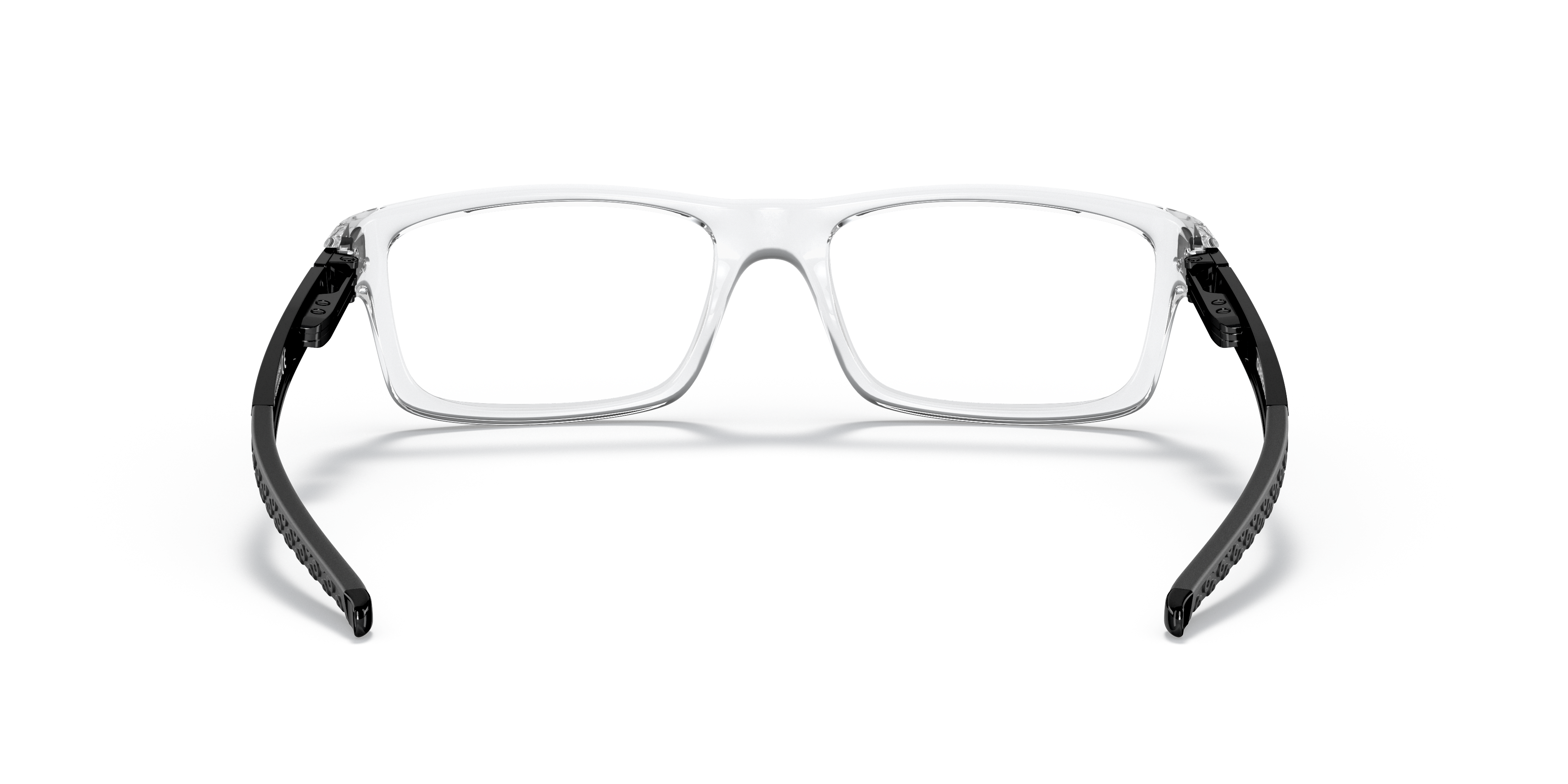 Oakley OX8026 Currency Rectangle Eyeglasses - Polished Clear