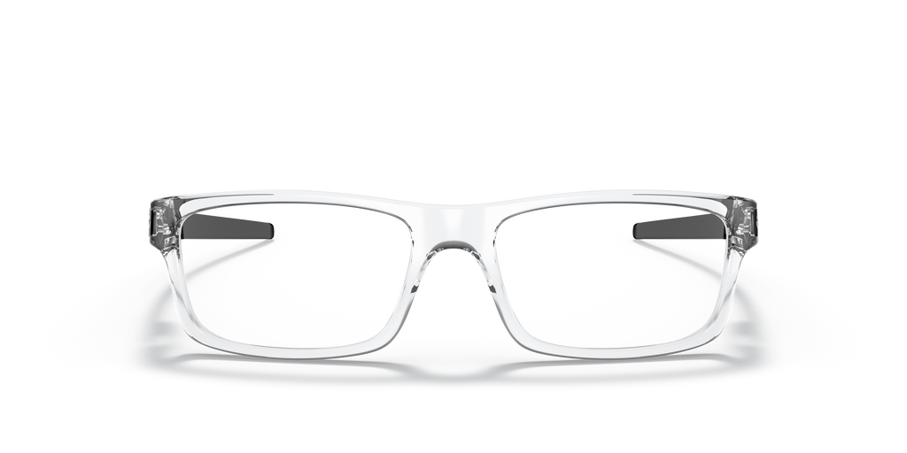 Oakley OX8026 Currency Rectangle Eyeglasses - Polished Clear