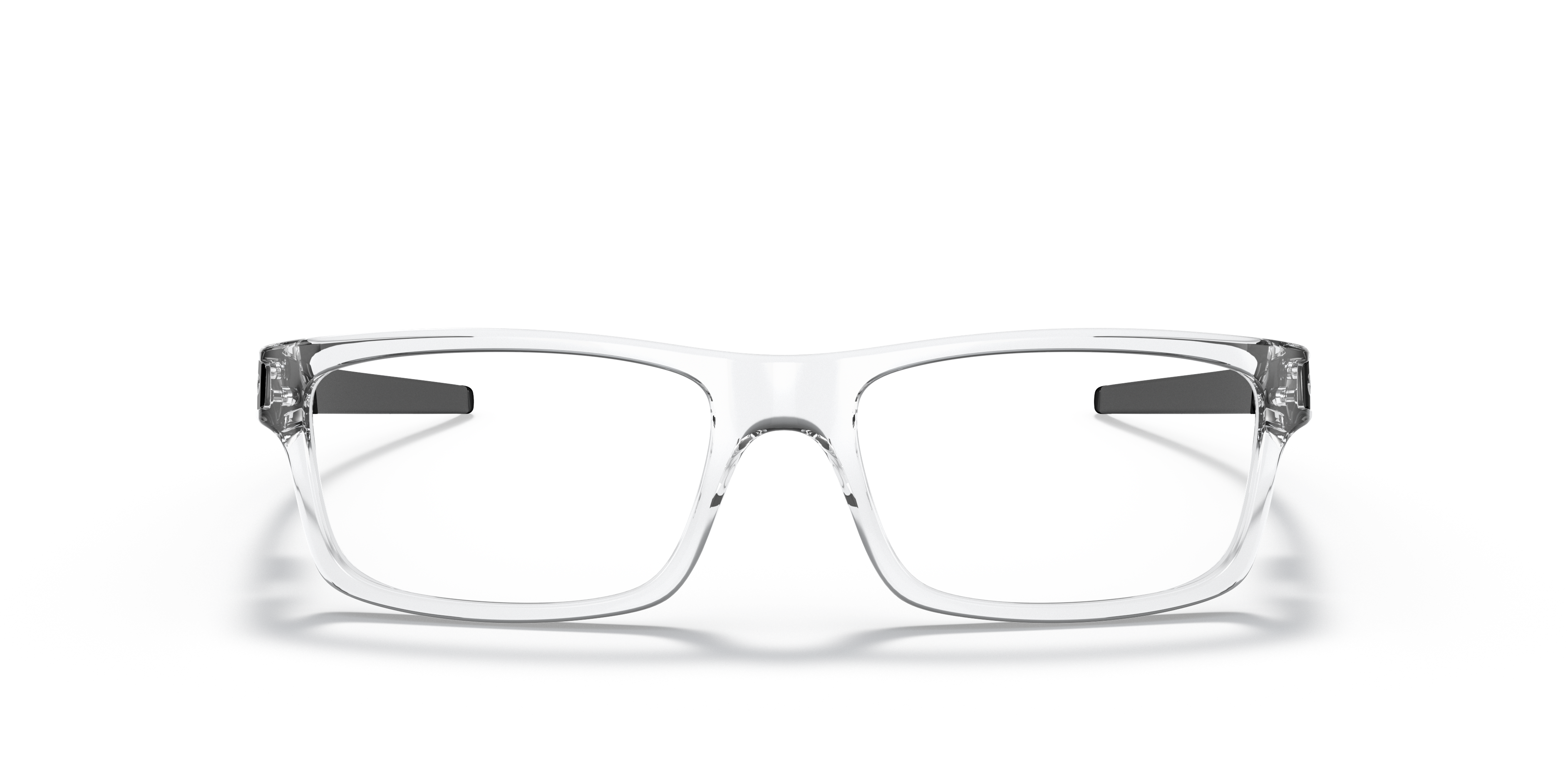 Oakley OX8026 Currency Rectangle Eyeglasses - Polished Clear