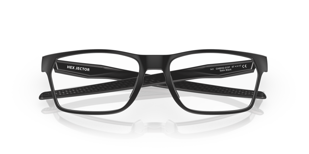 Oakley OX8032 Hex Jector Rectangle Eyeglasses - Black Ink
