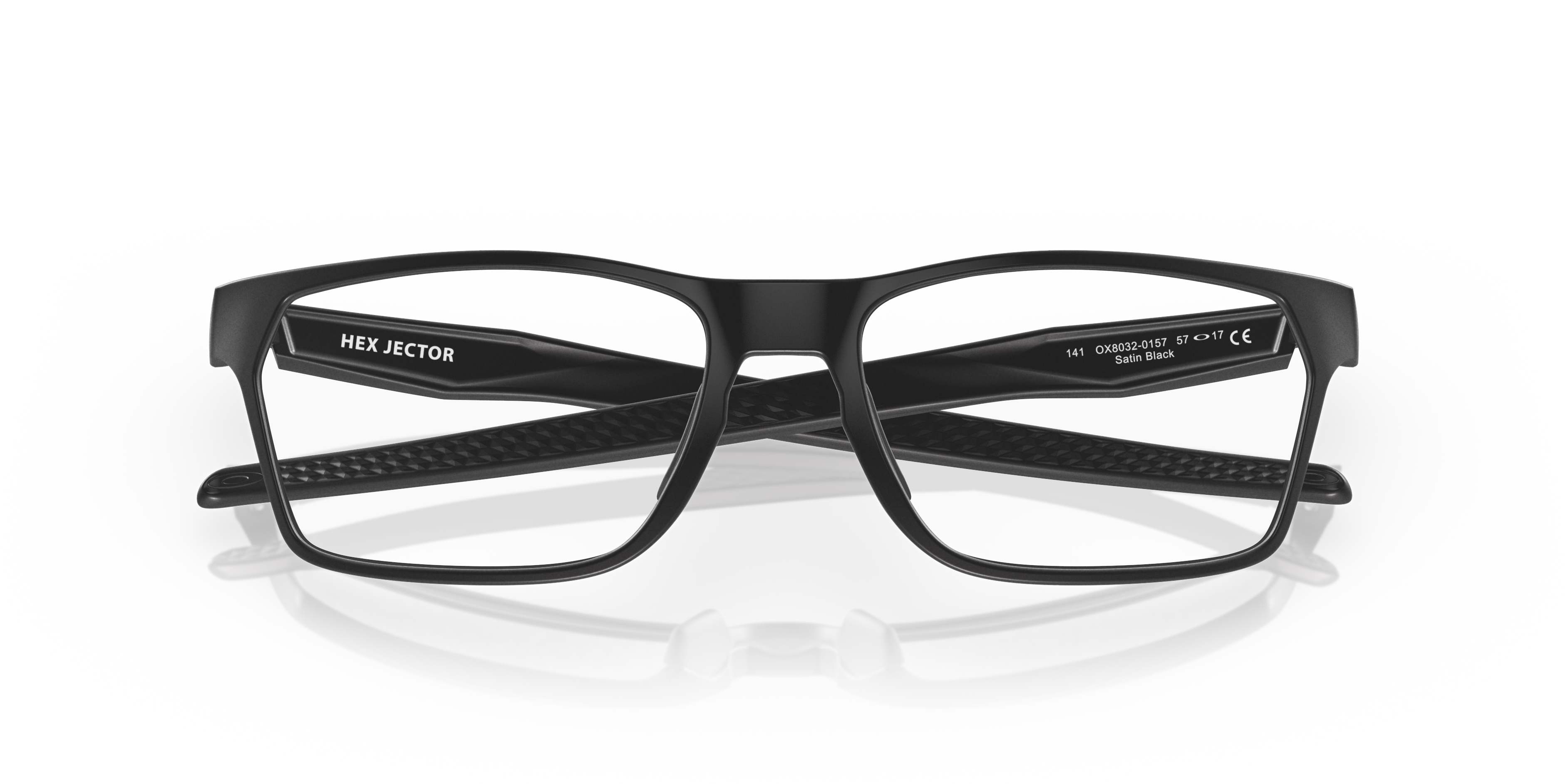 Oakley OX8032 Hex Jector Rectangle Eyeglasses - Black Ink