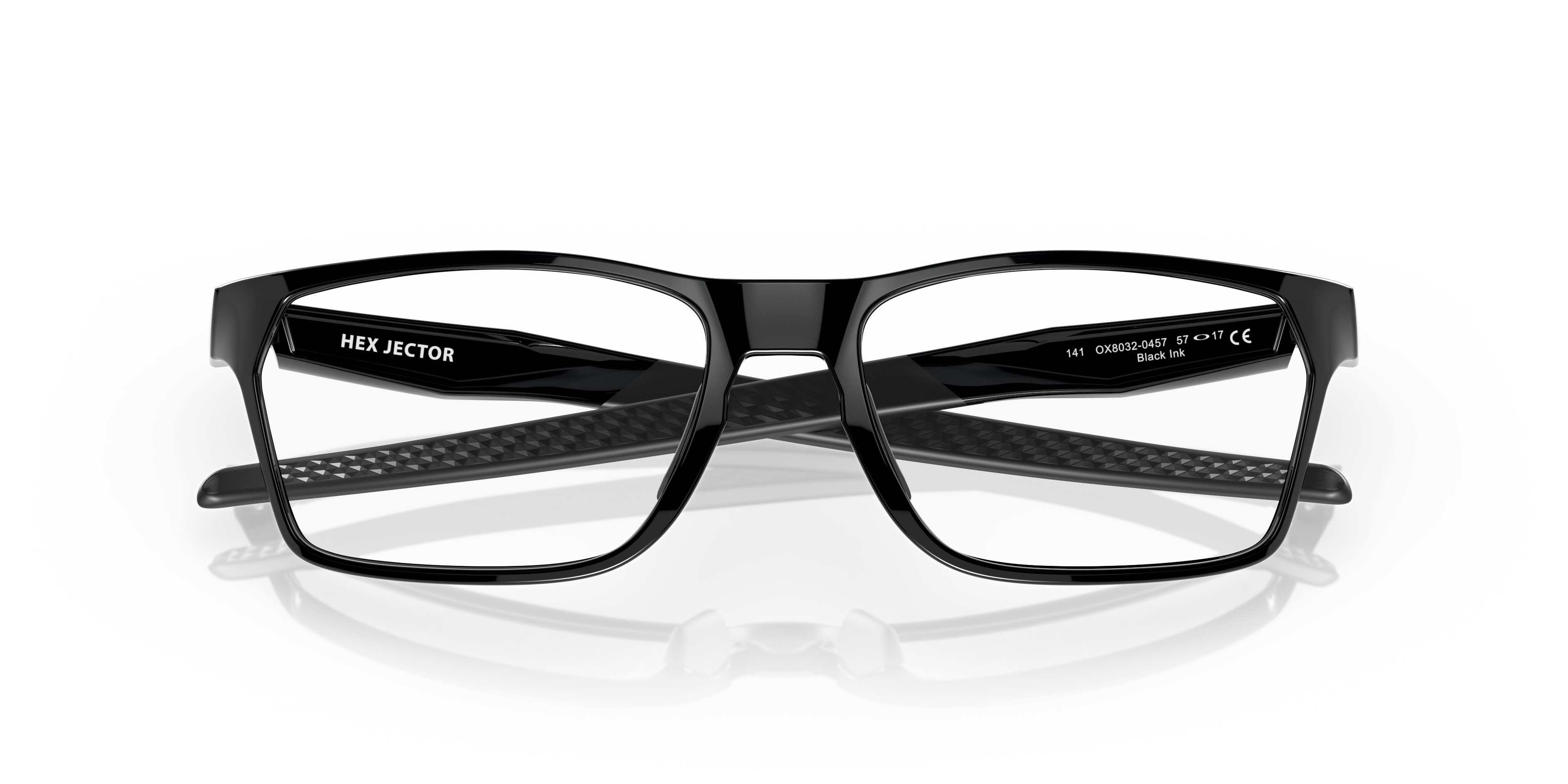 Oakley OX8032 Hex Jector Rectangle Eyeglasses - Satin Grey Smoke