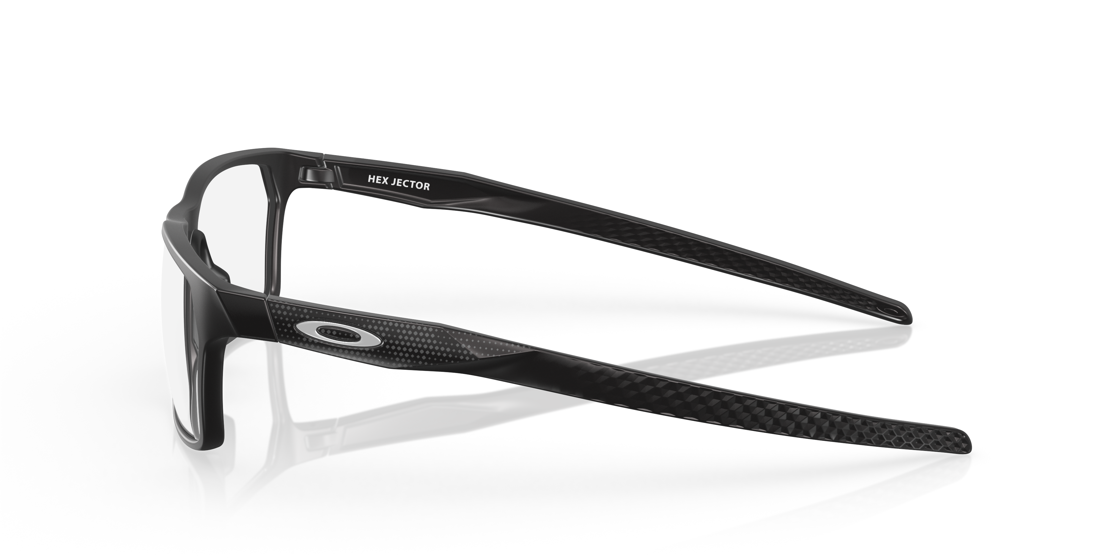 Oakley OX8032 Hex Jector High Resolution Collection Rectangle Eyeglasses - Satin Black