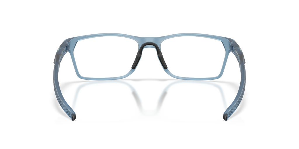 Oakley OX8032 Hex Jector Polaris Collection Rectangle Eyeglasses - Matte Transparent Abyss