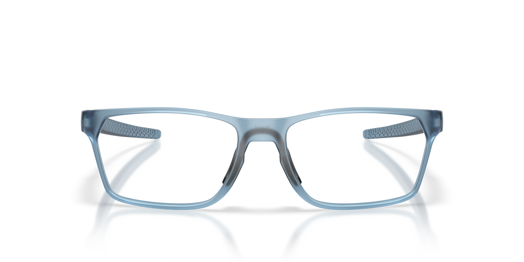 Oakley OX8032 Hex Jector Polaris Collection Rectangle Eyeglasses - Matte Transparent Abyss