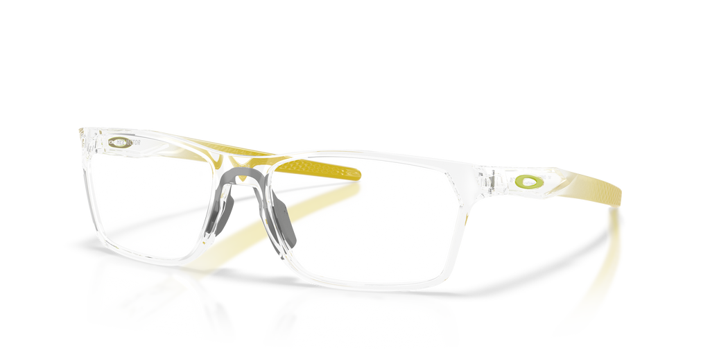 Oakley OX8032 Hex Jector Limitless Collection Rectangle Eyeglasses - Polished Clear