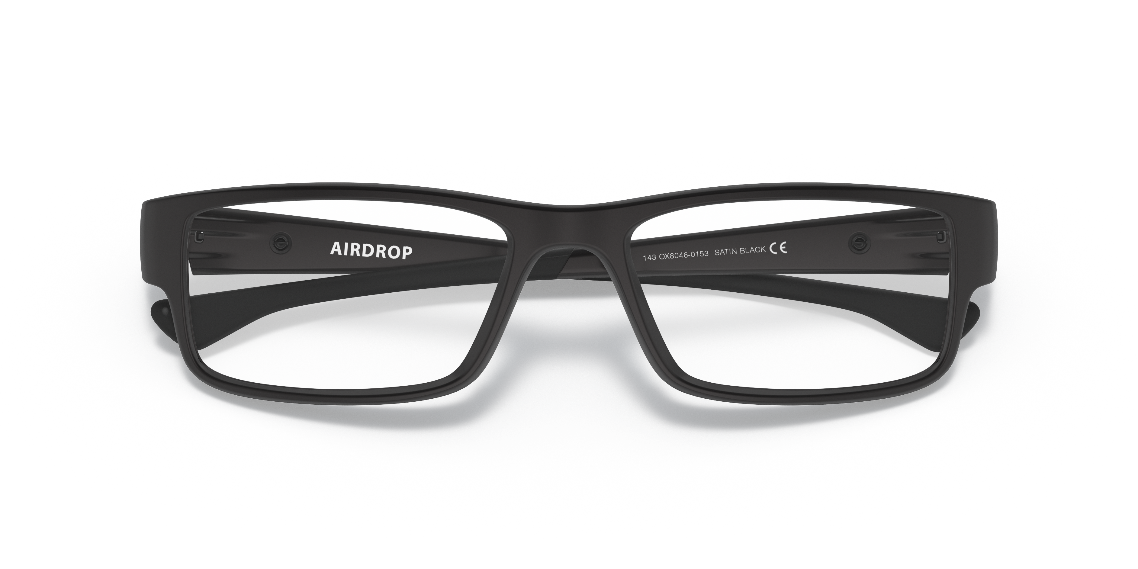 Oakley OX8046 Airdrop Rectangle Eyeglasses - Satin Black