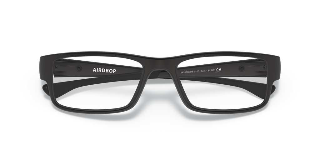 Oakley OX8046 Airdrop Rectangle Eyeglasses - Grey Shadow