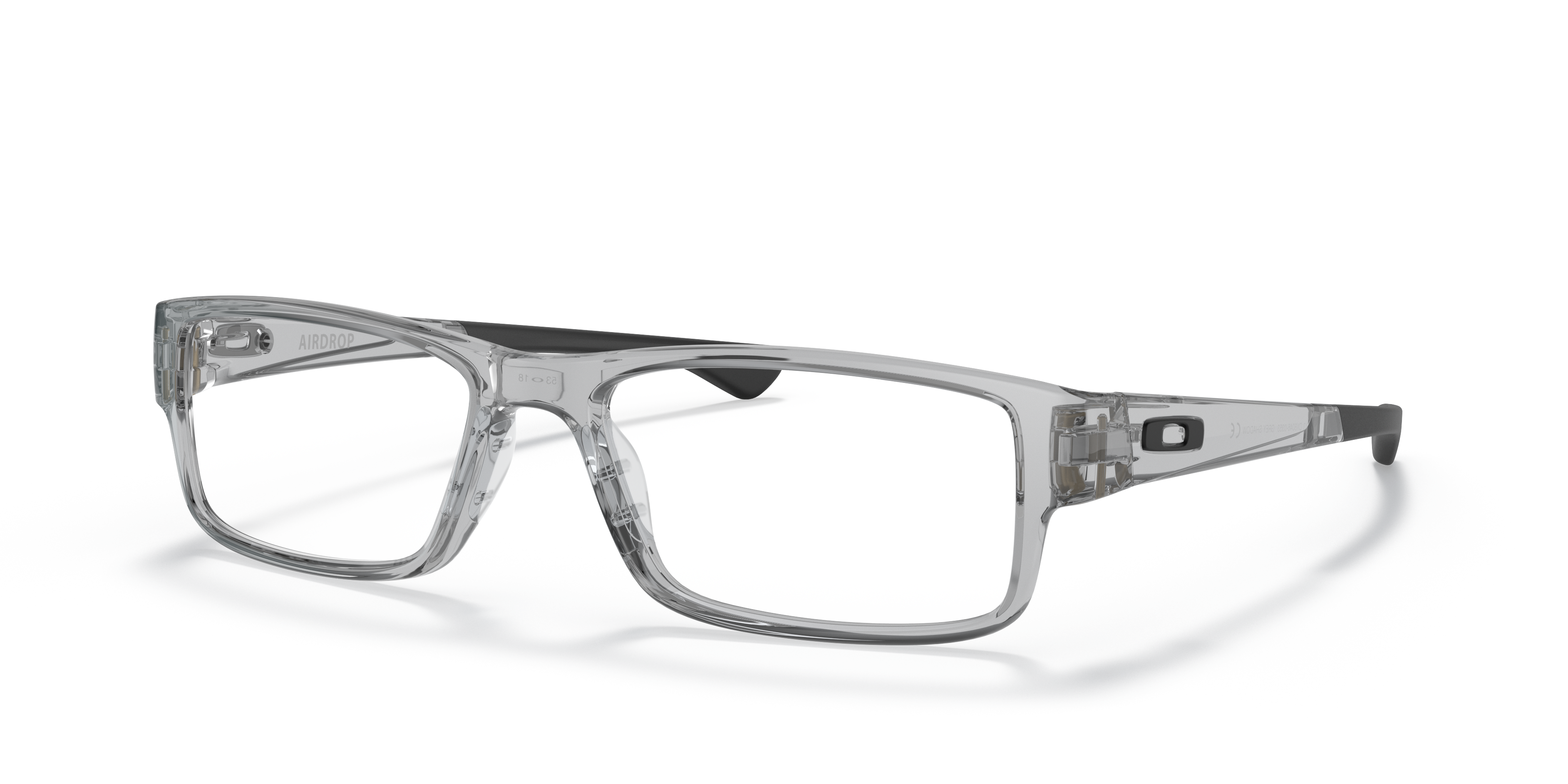 Oakley OX8046 Airdrop Rectangle Eyeglasses - Grey Shadow