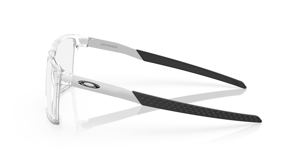 Oakley OX8055 Exchange Rectangle Eyeglasses - Polished Clear
