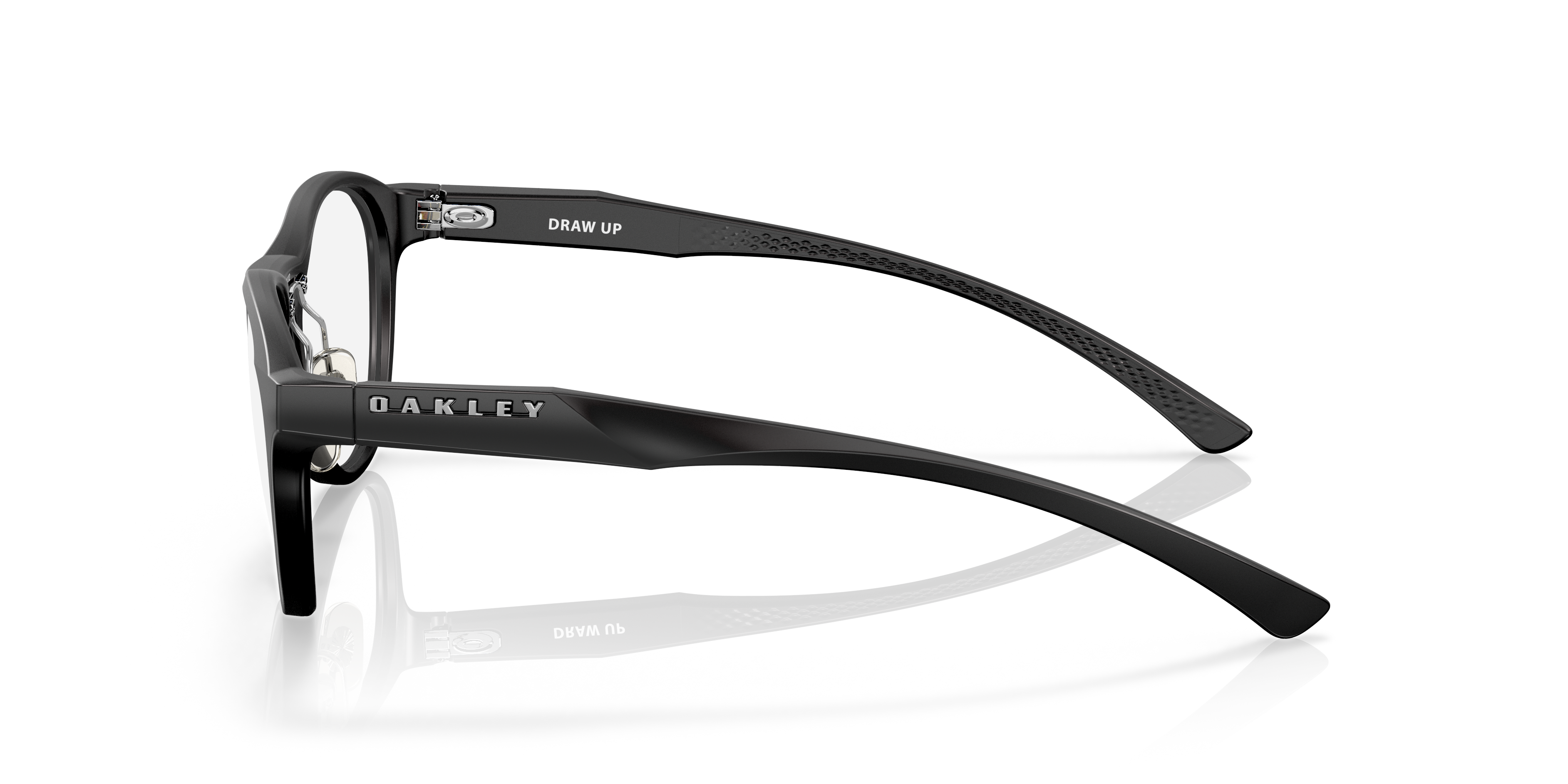 Oakley OX8057 Draw Up Round Eyeglasses - Satin Brown Tortoise
