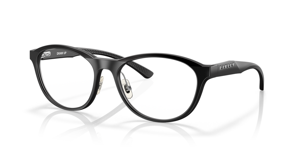 Oakley OX8057 Draw Up Round Eyeglasses - Satin Black