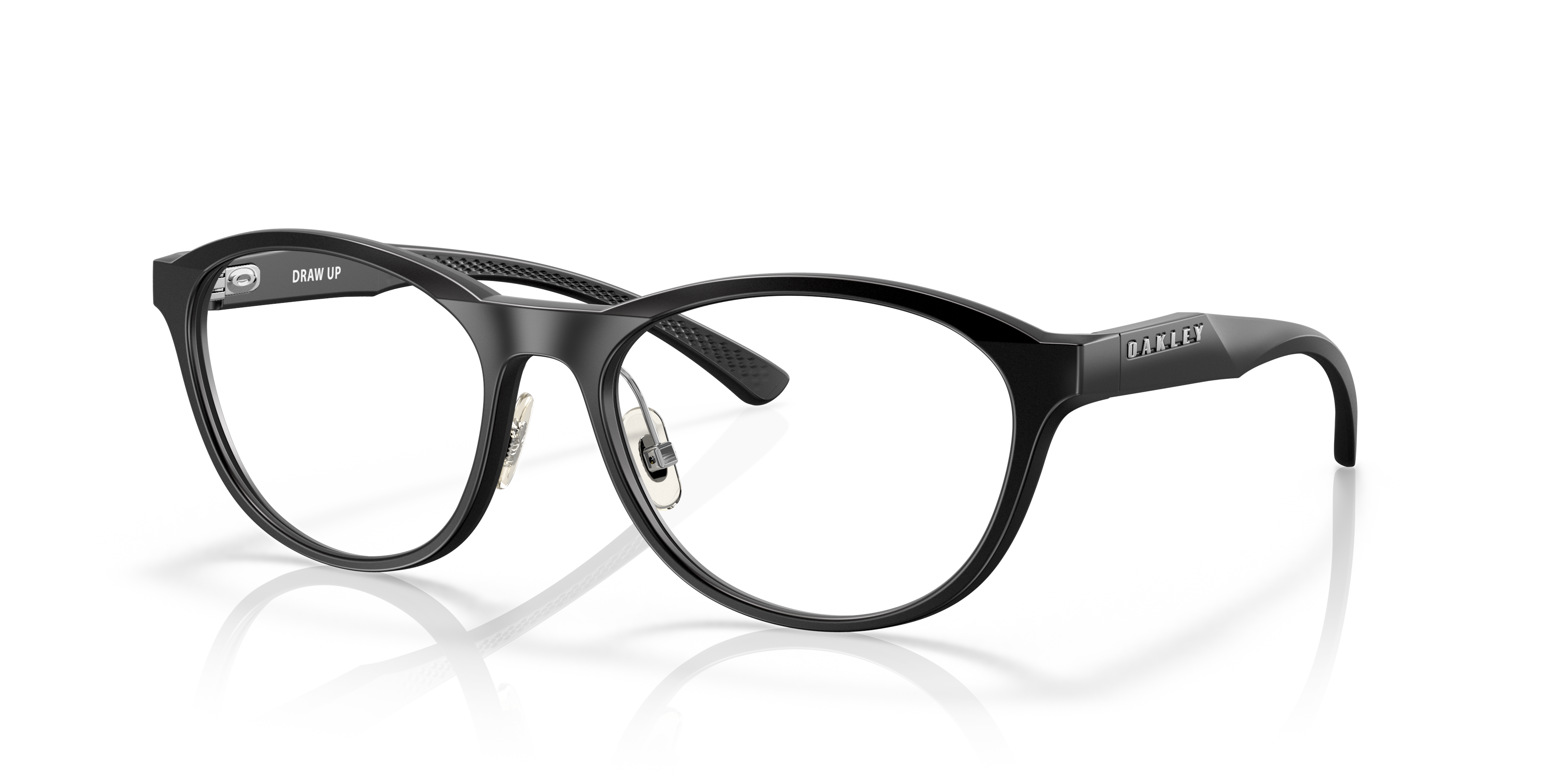 Oakley OX8057 Draw Up Round Eyeglasses - Polished Trans Jade