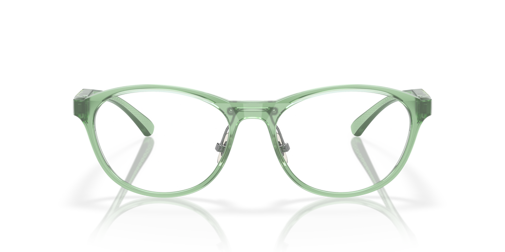 Oakley OX8057 Draw Up Round Eyeglasses - Polished Trans Jade