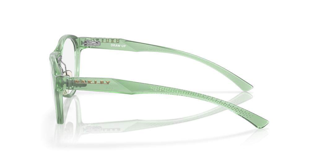 Oakley OX8057 Draw Up Round Eyeglasses - Matte Dark Stonewash Opaline