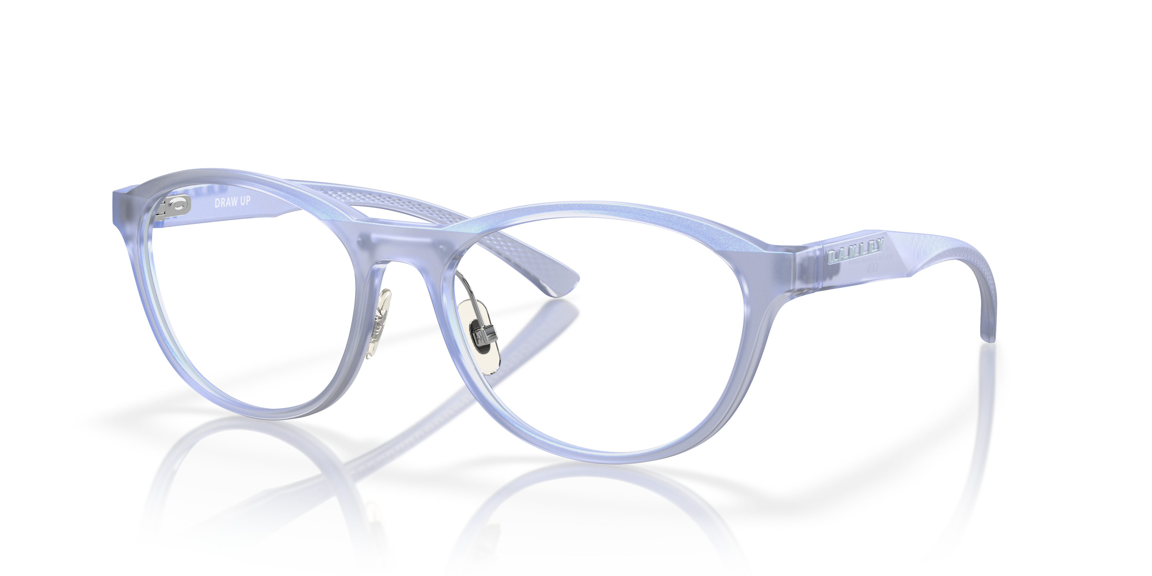 Oakley OX8057 Draw Up Round Eyeglasses - Satin Brown Tortoise