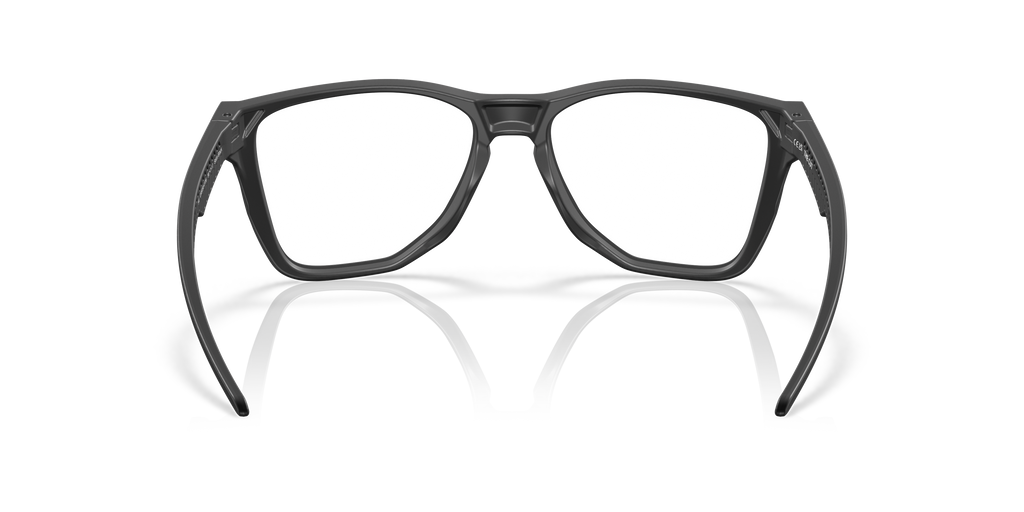 Oakley OX8058 The Cut Square Eyeglasses - Polished Trans Stonewash