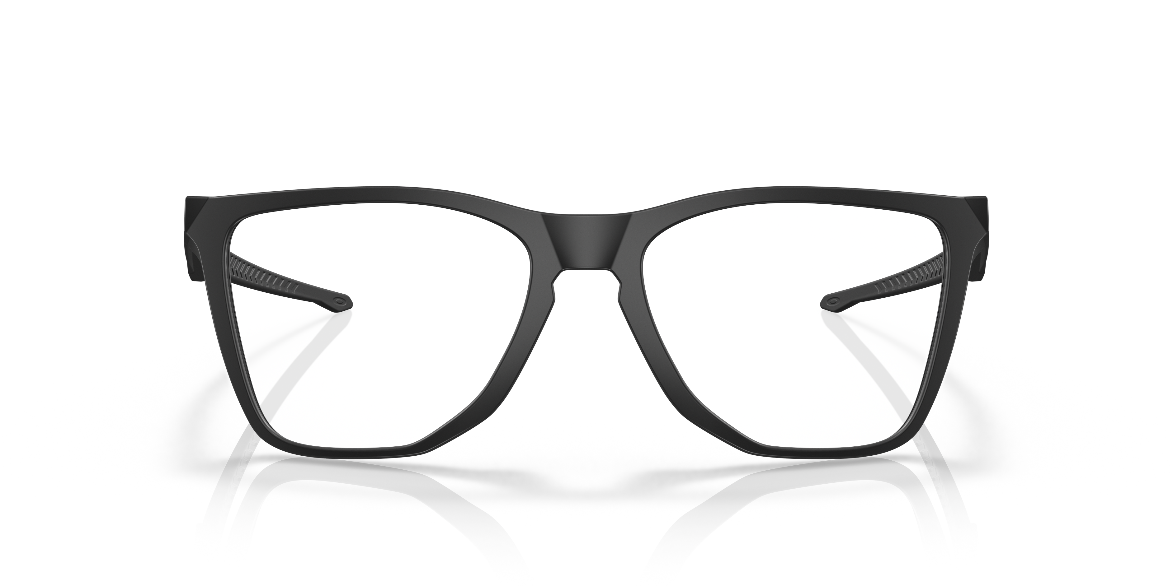 Oakley OX8058 The Cut Square Eyeglasses - Polished Trans Jade