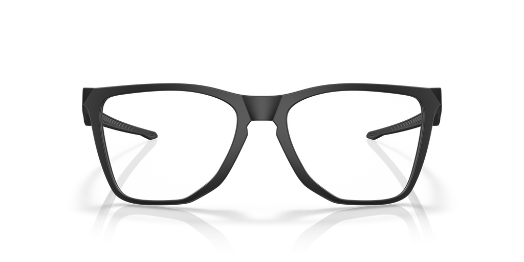 Oakley OX8058 The Cut Square Eyeglasses - Polished Trans Stonewash