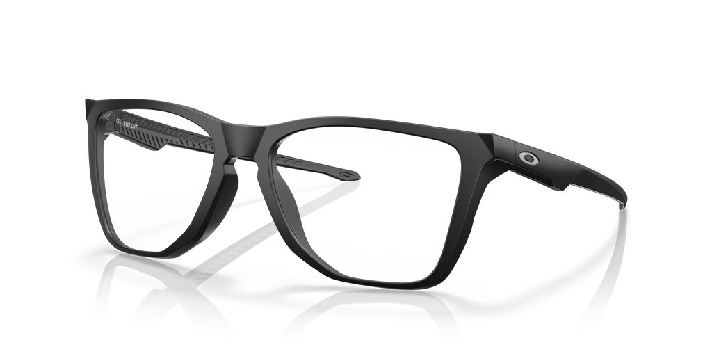 Oakley OX8058 The Cut Square Eyeglasses - Satin Black