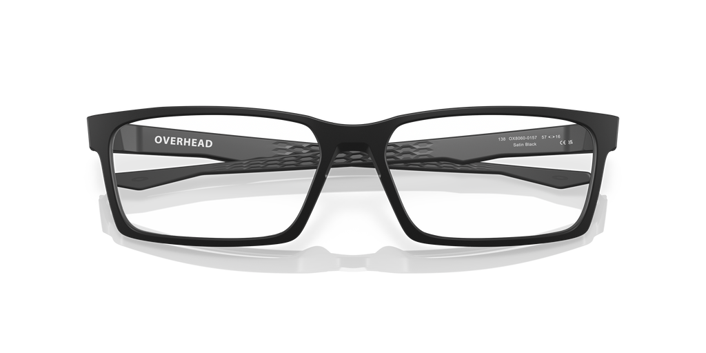 Oakley OX8060 Overhead Rectangle Eyeglasses - Satin Black