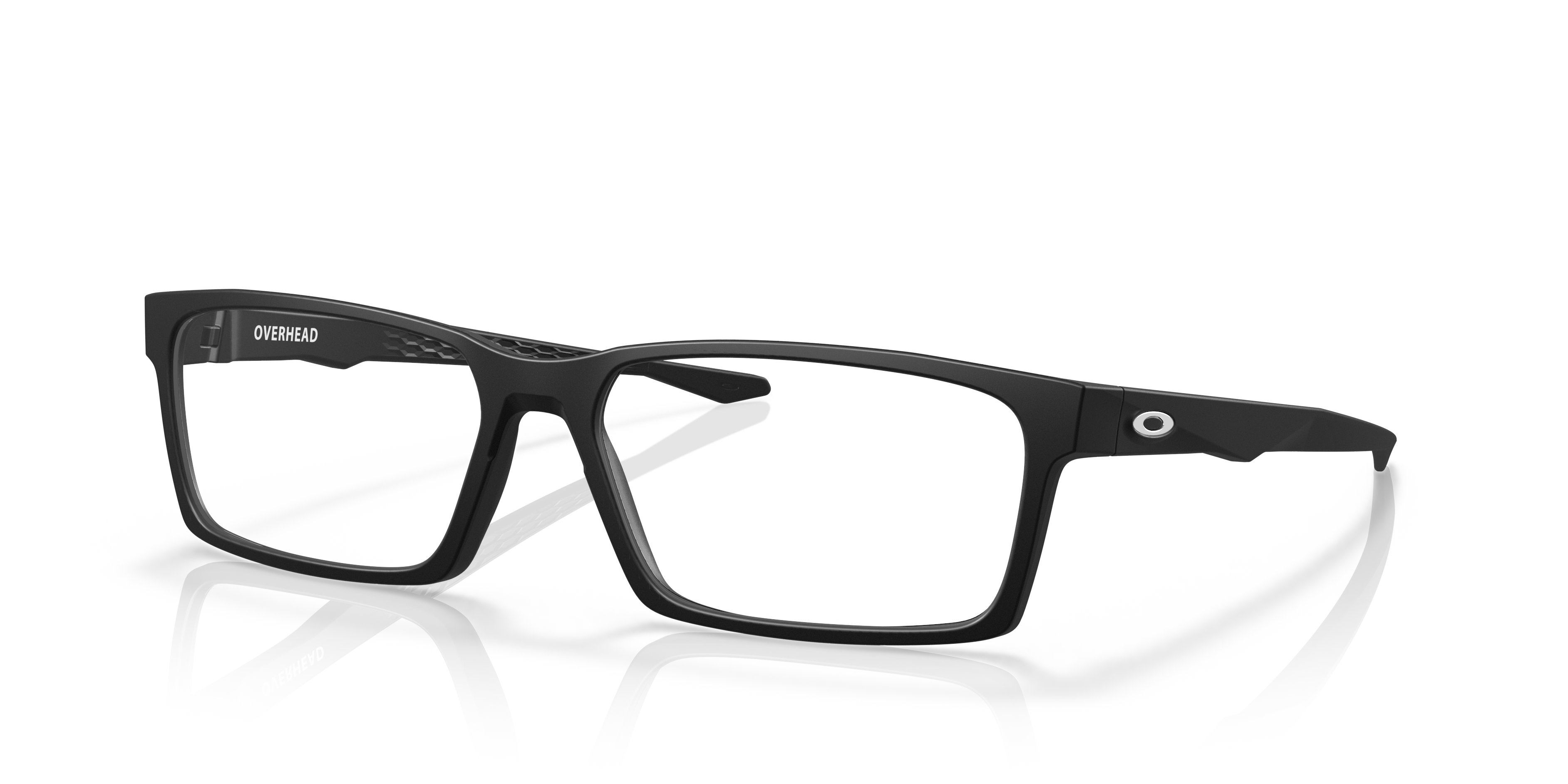 Oakley OX8060 Overhead Rectangle Eyeglasses - Polished Clear