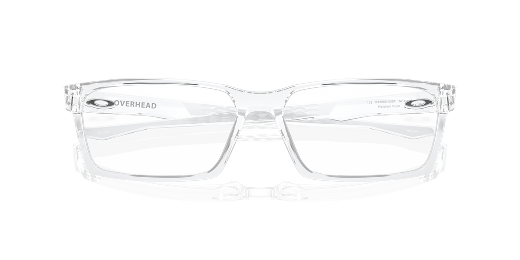 Oakley OX8060 Overhead Rectangle Eyeglasses - Satin Black