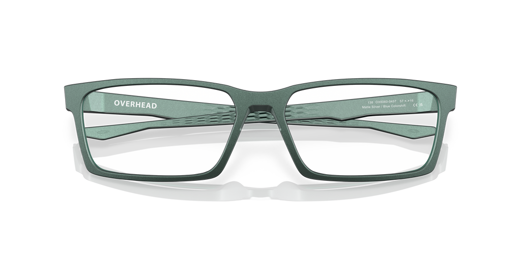Oakley OX8060 Overhead Rectangle Eyeglasses - Polished Clear