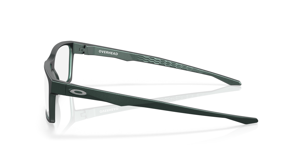 Oakley OX8060 Overhead Rectangle Eyeglasses - Polished Trans Jade
