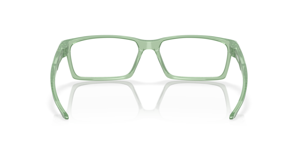 Oakley OX8060 Overhead Rectangle Eyeglasses - Polished Trans Jade