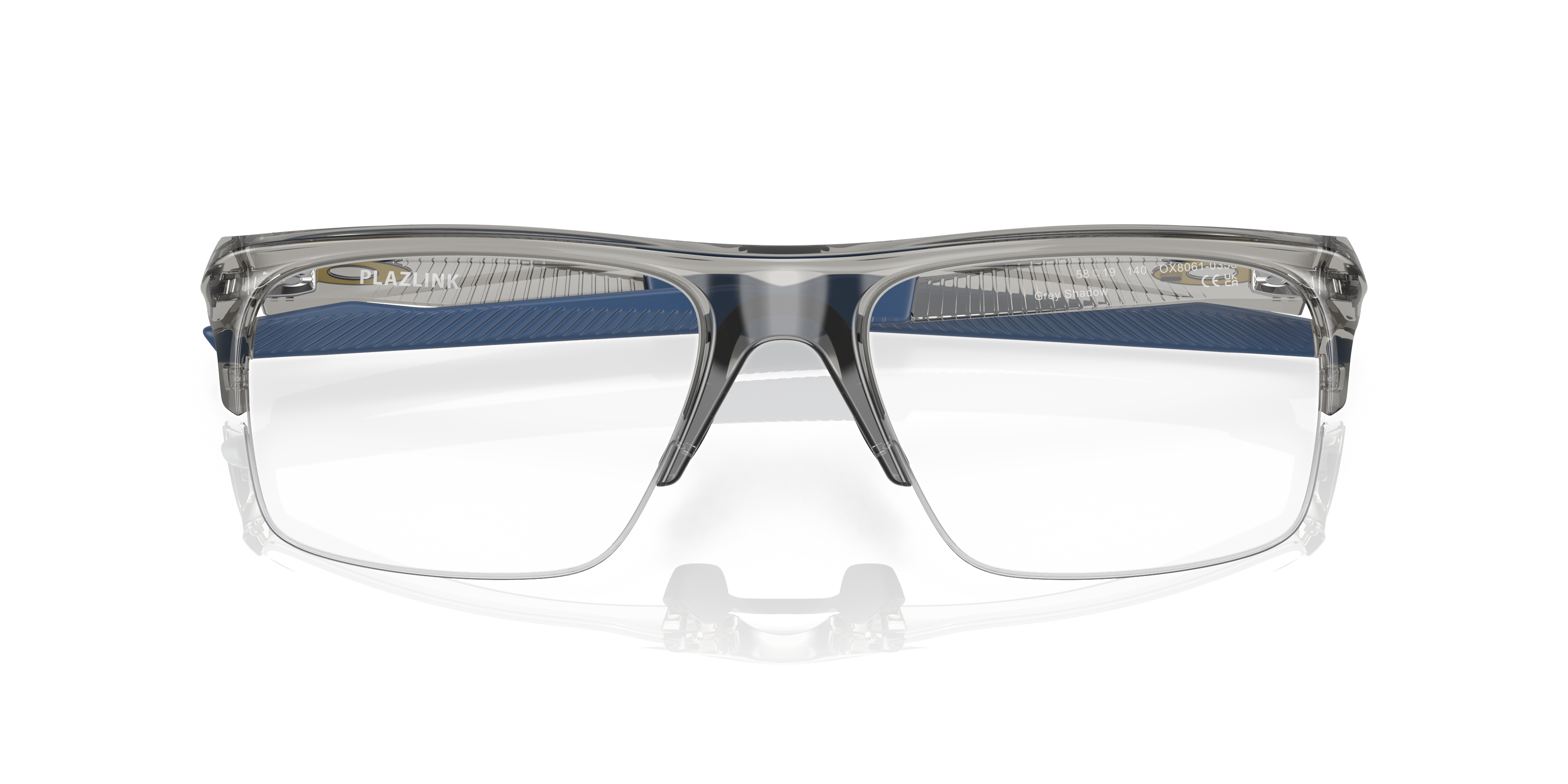 Oakley OX8061 Plazlink Rectangle Eyeglasses - Satin Black