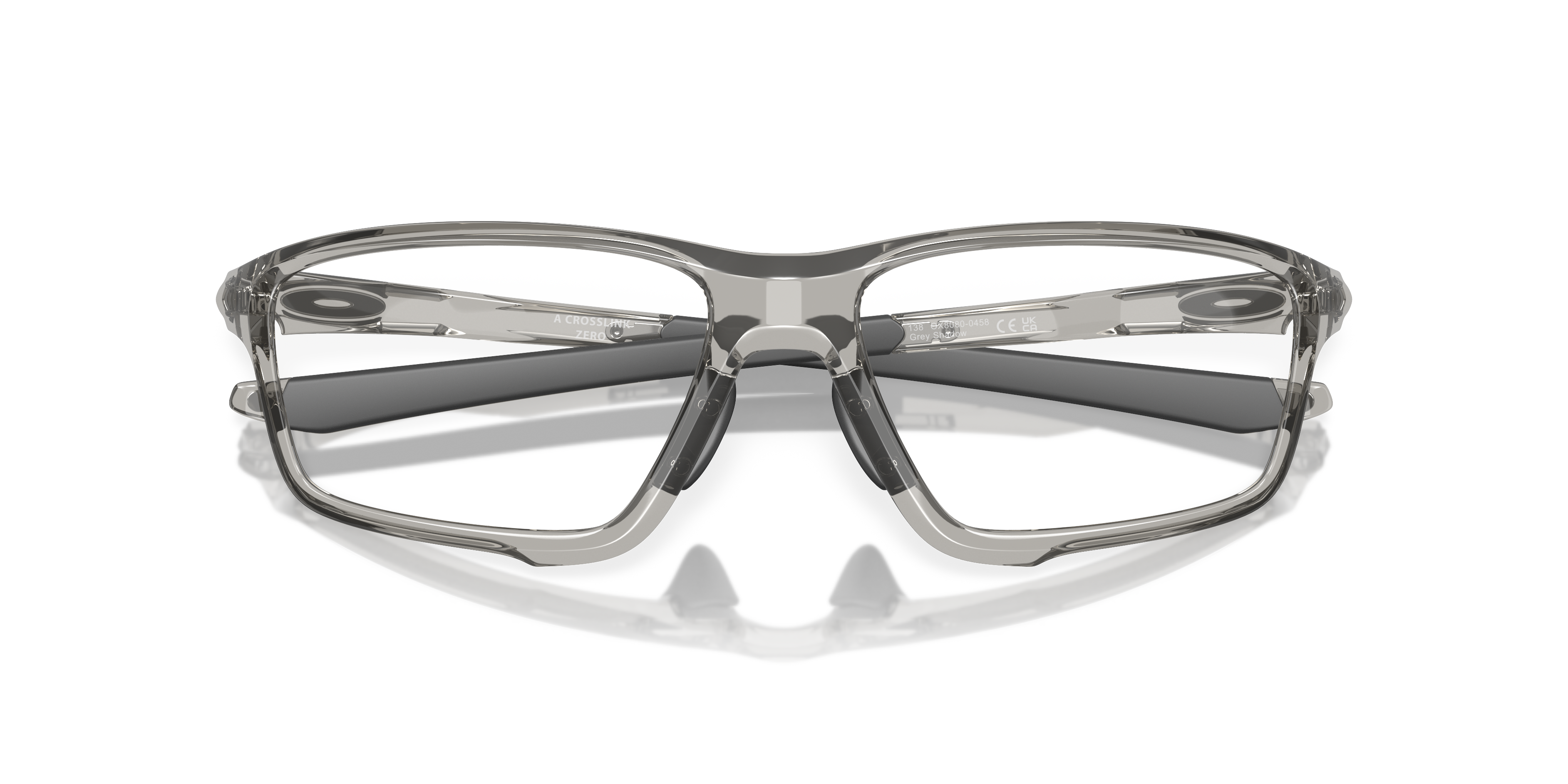 Oakley OX8080 Crosslink Zero (Low Bridge Fit) Square Eyeglasses