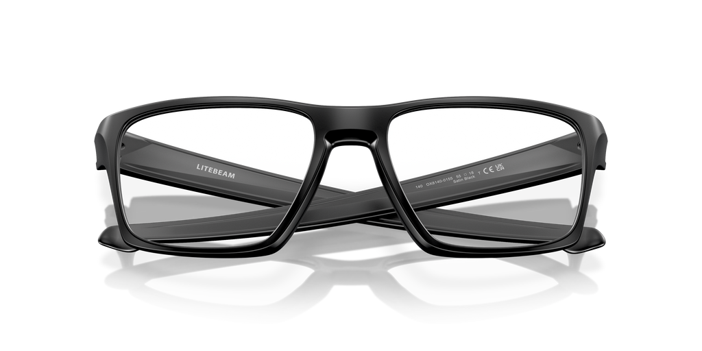 Oakley OX8140 Litebeam Square Eyeglasses - Satin Grey Smoke