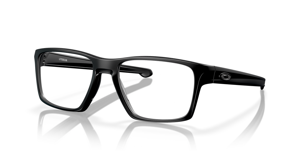 Oakley OX8140 Litebeam Square Eyeglasses - Satin Black