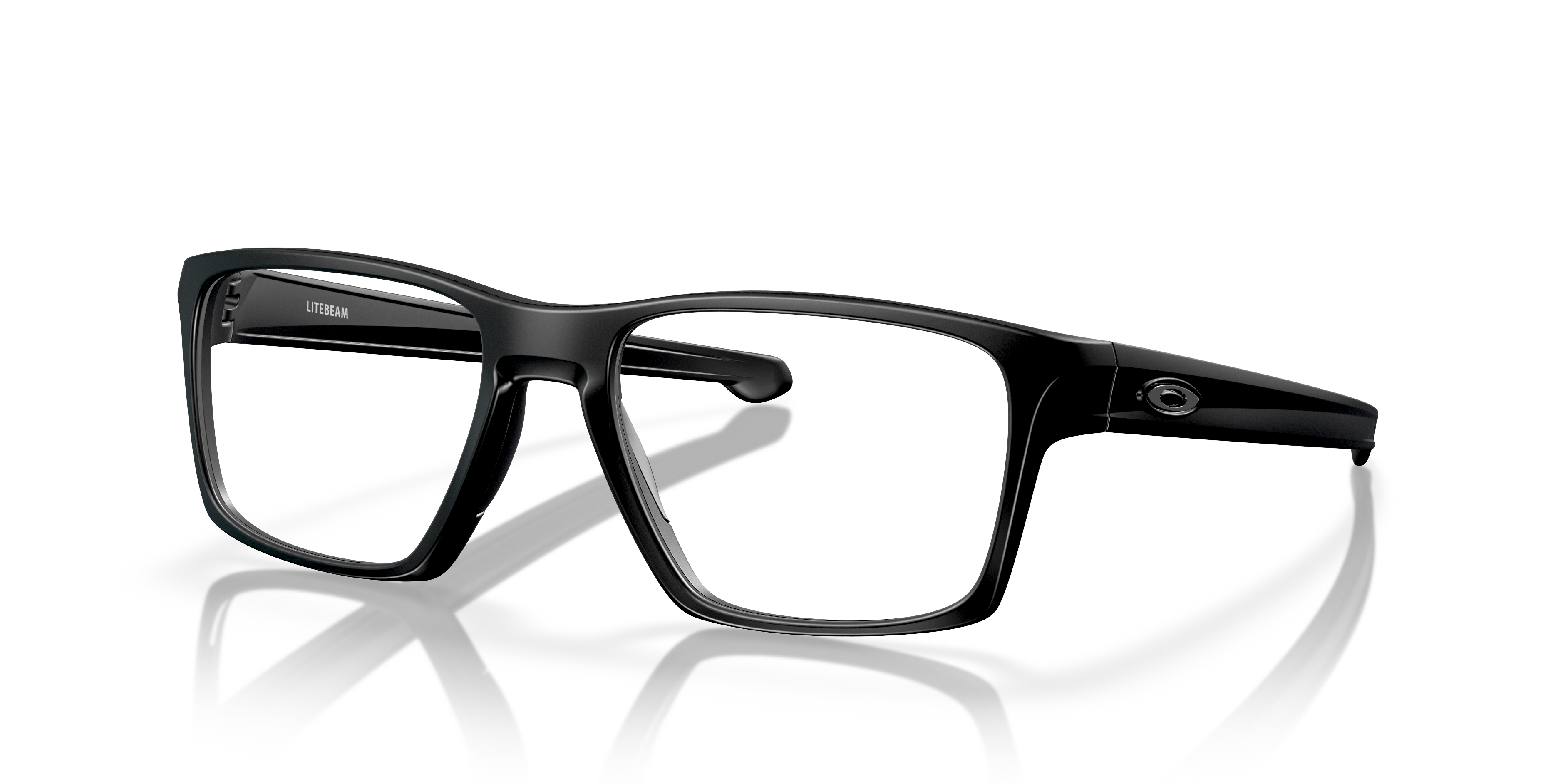 Oakley OX8140 Litebeam Square Eyeglasses - Satin Grey Smoke