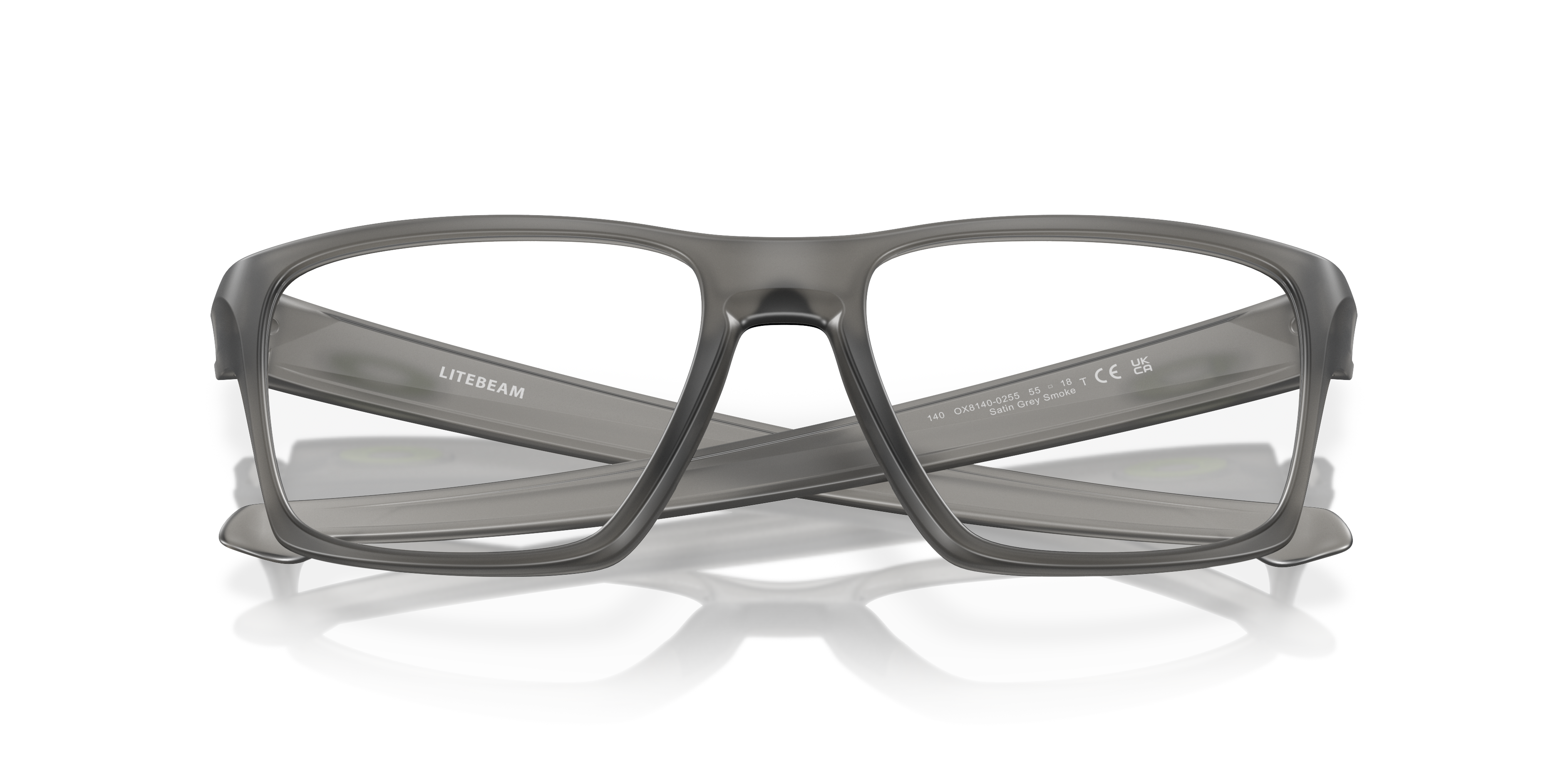 Oakley OX8140 Litebeam Square Eyeglasses - Satin Black