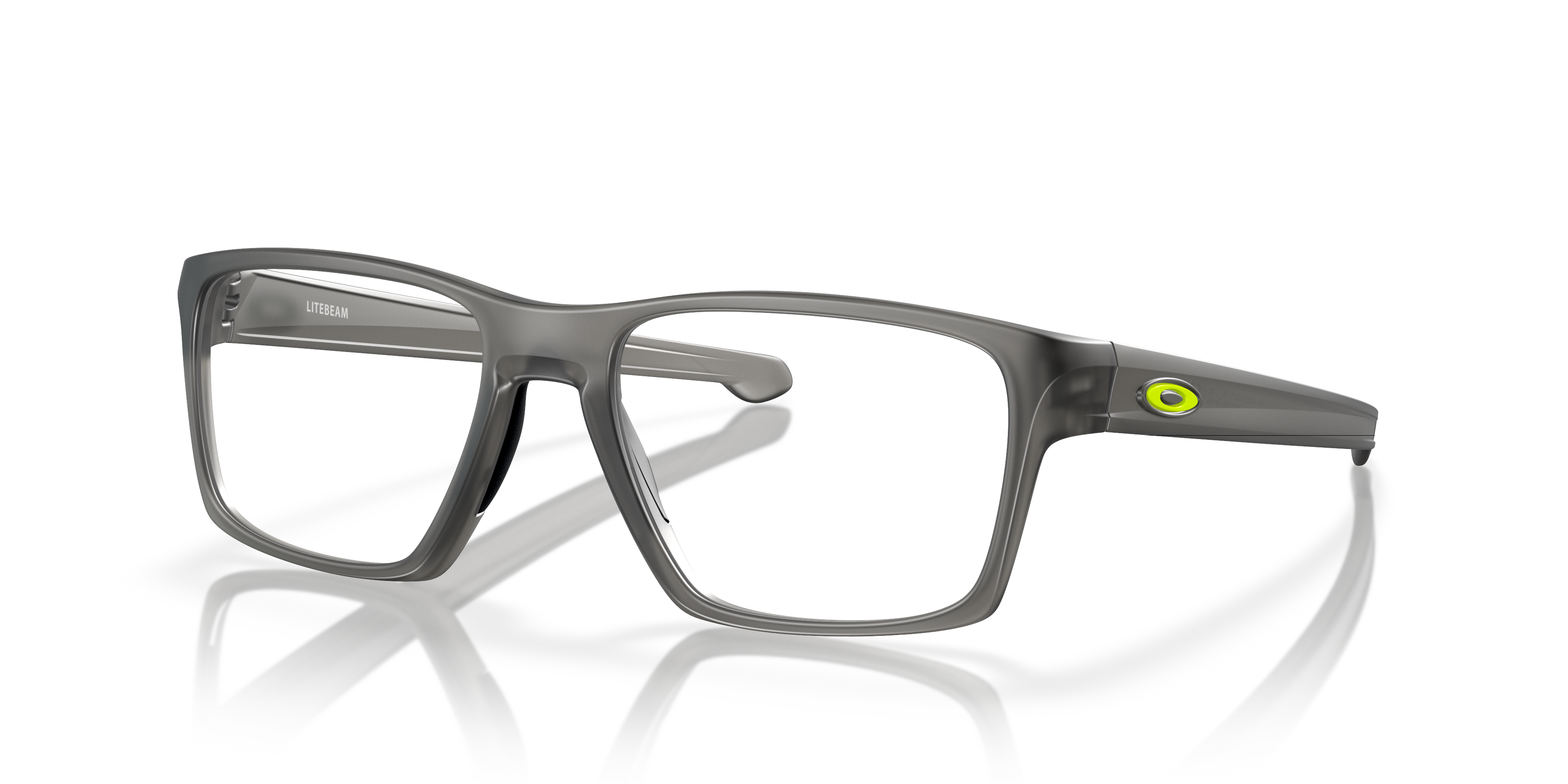 Oakley OX8140 Litebeam Square Eyeglasses - Satin Grey Smoke