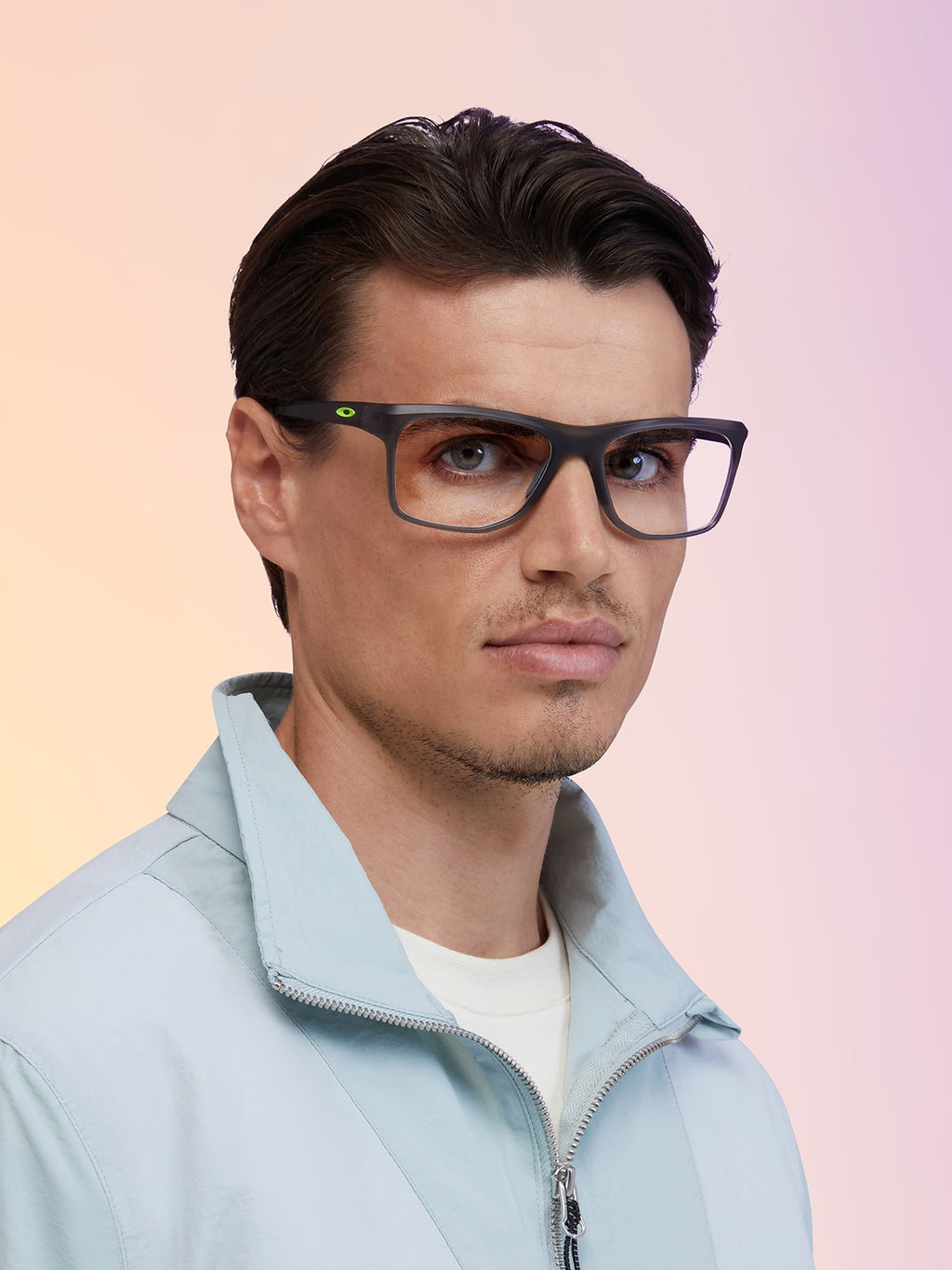 Oakley OX8144 Knolls Rectangle Eyeglasses - Polished Black Fade