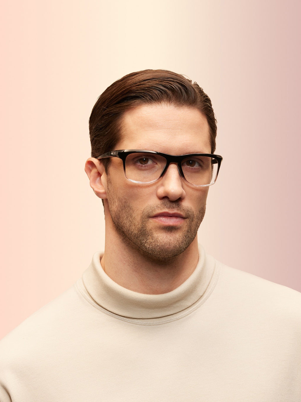 Oakley OX8144 Knolls Rectangle Eyeglasses - Polished Black Fade
