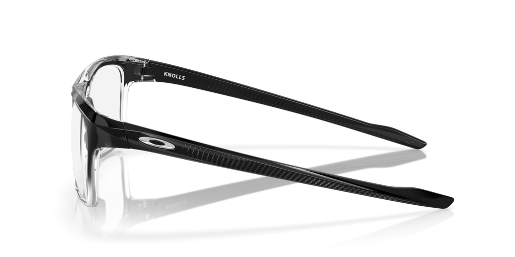 Oakley OX8144 Knolls Rectangle Eyeglasses - Polished Black Fade