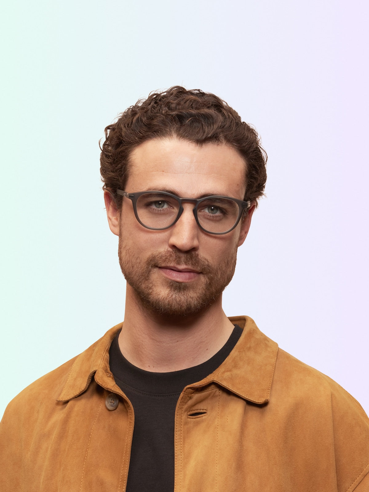 Oakley OX8149 Pitchman R Carbon Round Eyeglasses - Satin Grey Smoke