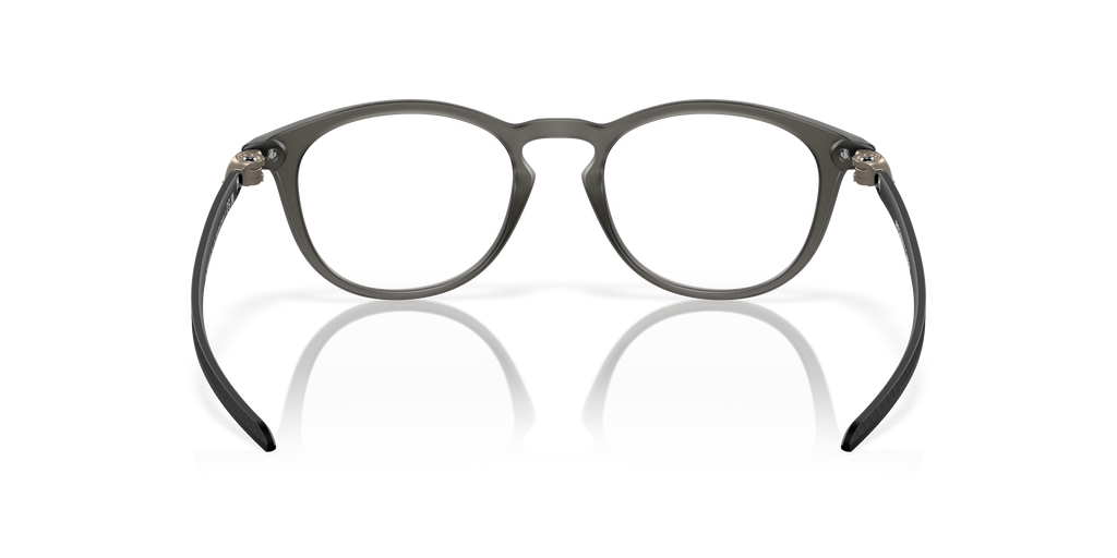 Oakley OX8149 Pitchman R Carbon Round Eyeglasses - Polished Clear