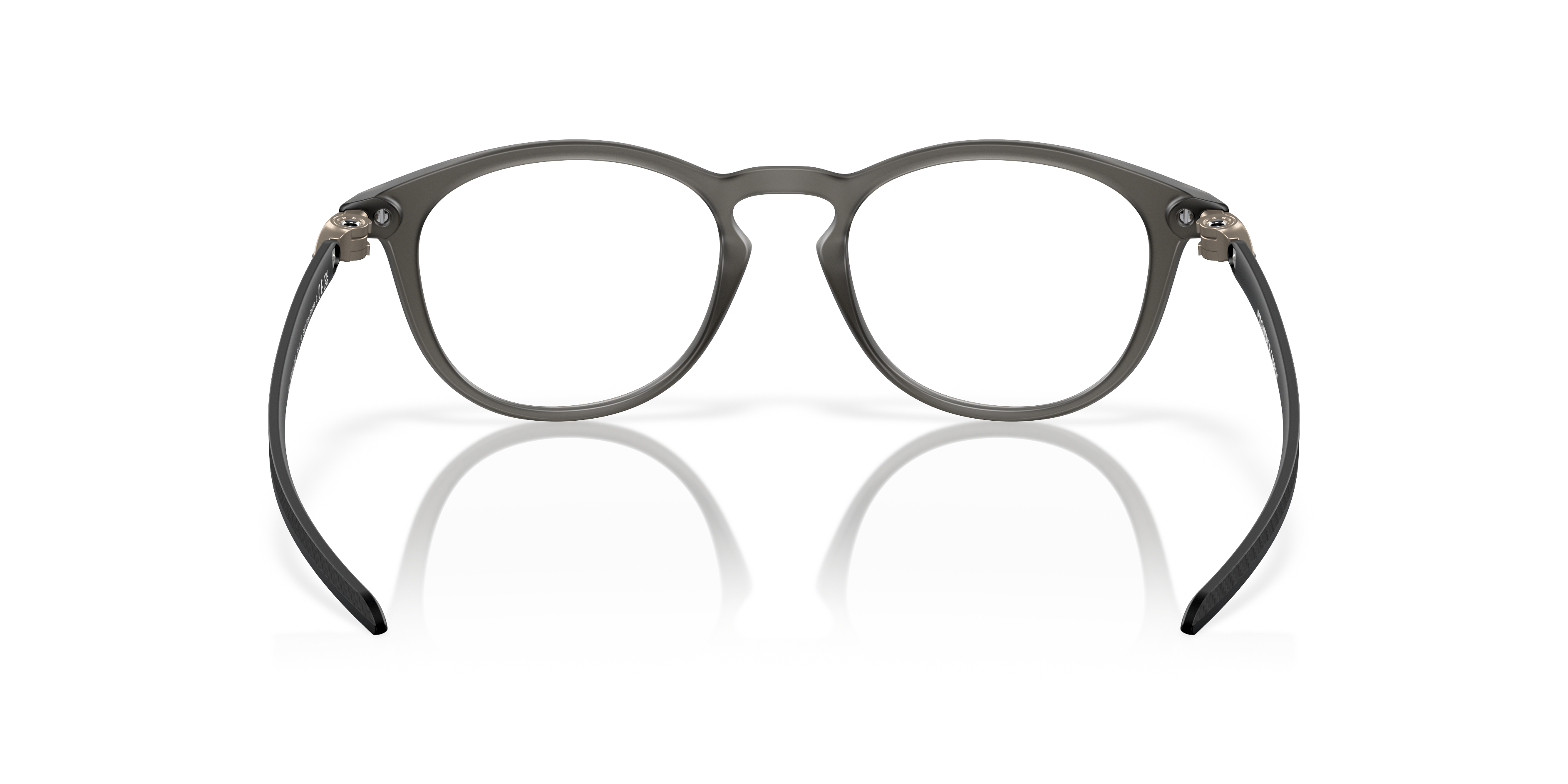 Oakley OX8149 Pitchman R Carbon Round Eyeglasses - Satin Grey Smoke
