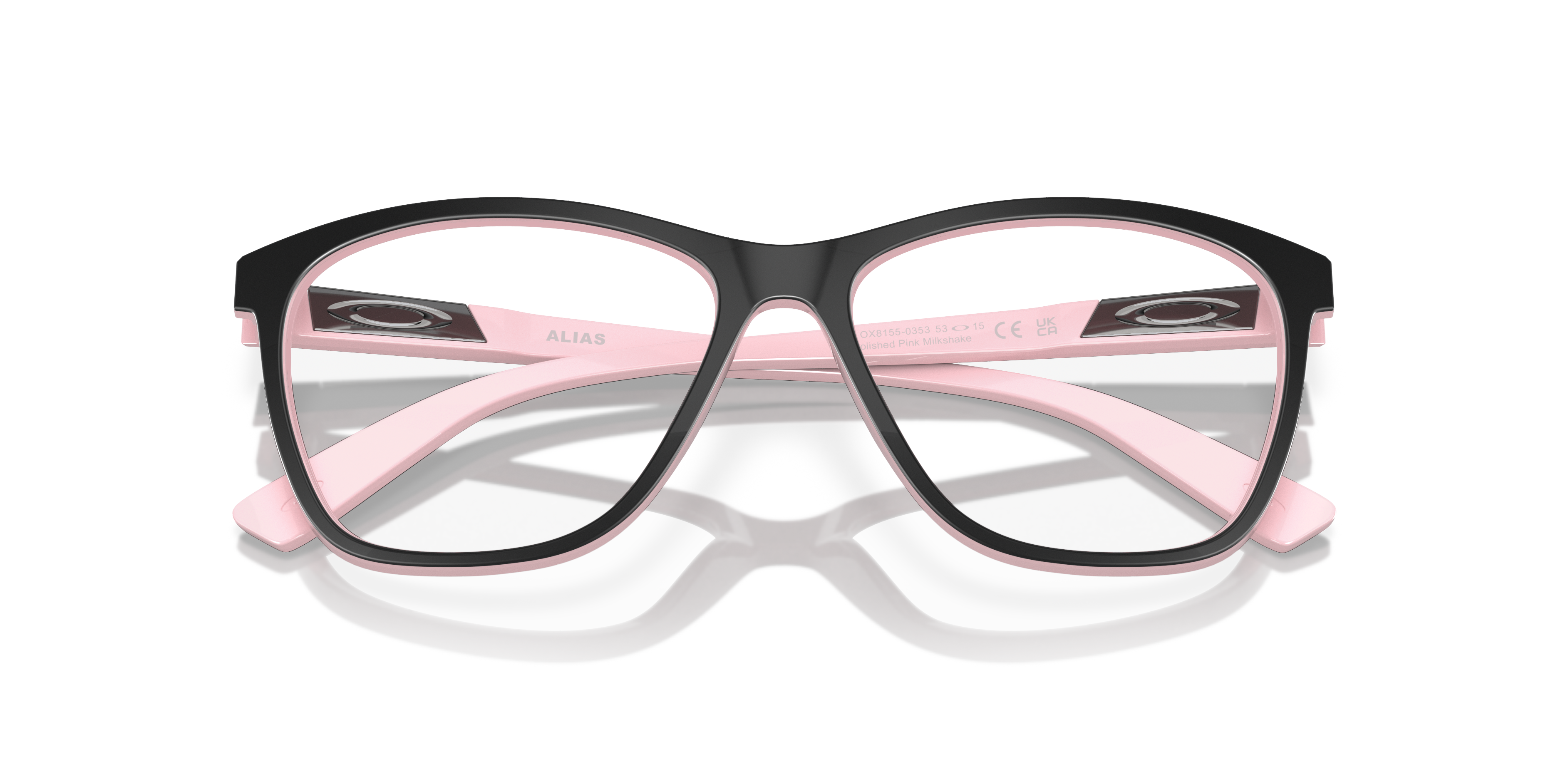 Oakley OX8155 Alias Round Eyeglasses - Mahogany