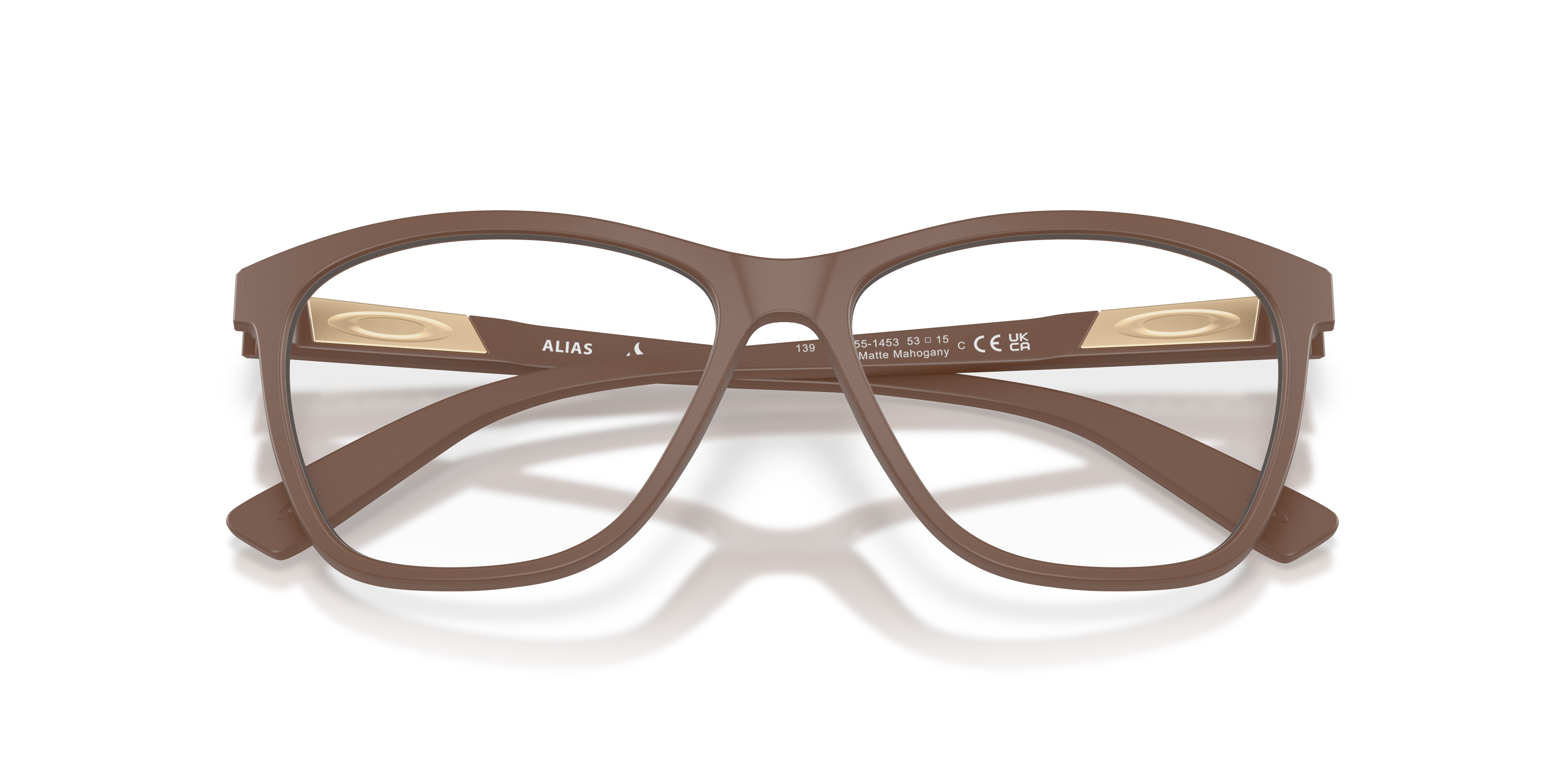Oakley OX8155 Alias Round Eyeglasses - Mahogany
