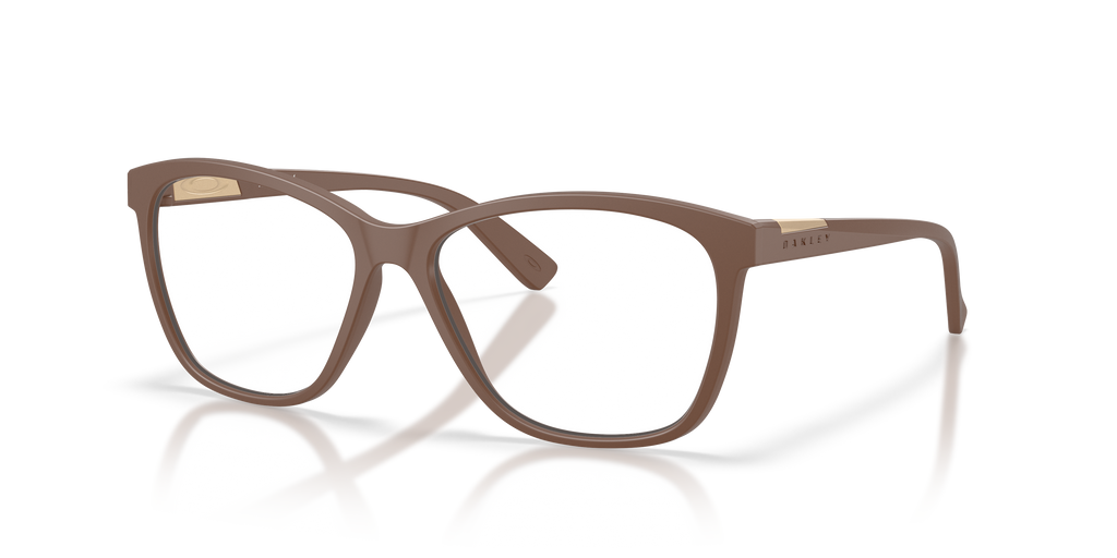 Oakley OX8155 Alias Round Eyeglasses - Mahogany